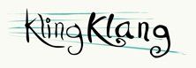 Dies ist das Logo der Marke KlingKlang Berlin. KlingKlang Berlin